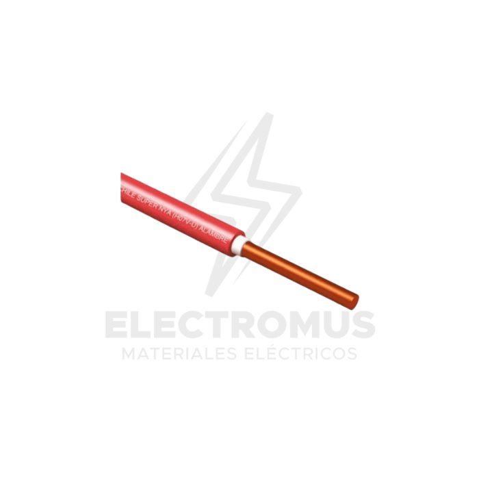 ALAMBRE NYA 1,5MM ROJO(ROLLO 100METROS)2