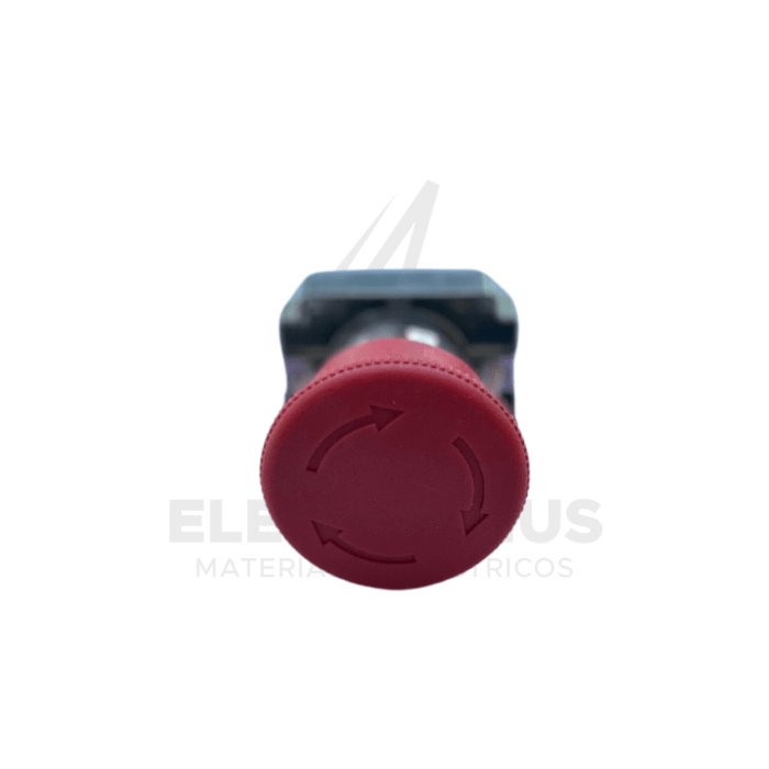 PARADA EMERGENCIA ROJA DESEN. POR GIRO 22mm 1NC2