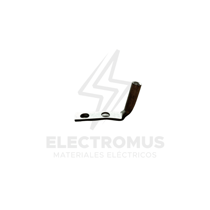 TERMINAL PALETA DOBLE PERF. 6AWG- 16MM/90 GRADOS2