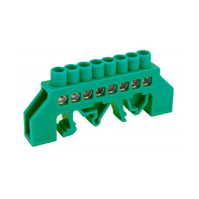 BARRA A RIEL DIN 8P VERDE  LEXO1