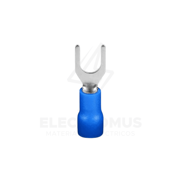 TERMINAL HORQUILLA AZUL 16-14AWG 5MM (BOLSA 100UNID.)1