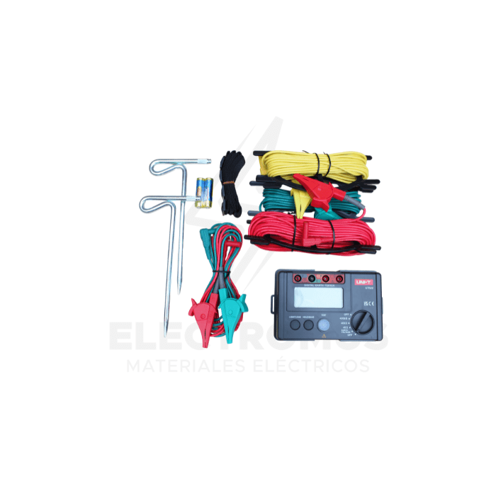 MEDIDOR DE RESISTENCIA DE TIERRA 4000 ohms UNI-T3