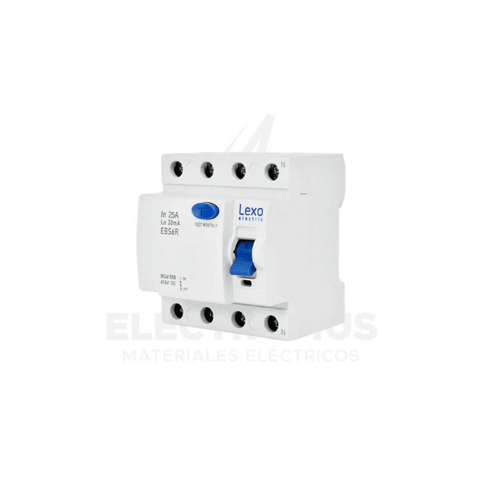 INTERRUPTOR DIFERENCIAL 4X25 30MA LEXO1
