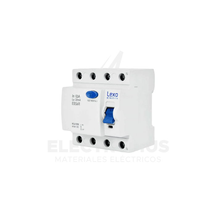 INTERRUPTOR DIFERENCIAL 4X63 30MA LEXO1