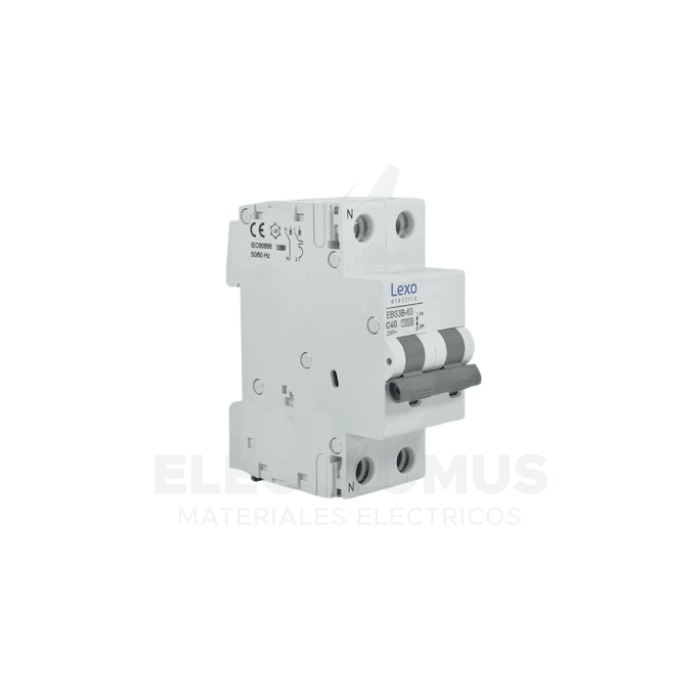 INTERRUPTOR AUTOMATICO 1P+N 40A 10KA CURVA C LEXO1