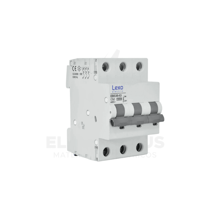 INTERRUPTOR AUTOMATICO 3X50A 10KA CURVA C LEXO1