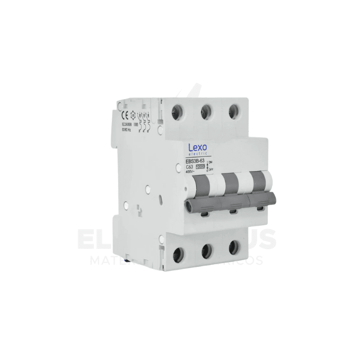 INTERRUPTOR AUTOMATICO 3X63A 10KA CURVA C LEXO1