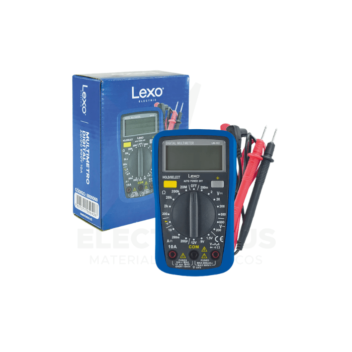 MULTIMETRO DIGITAL AC/DC 600V 10A1