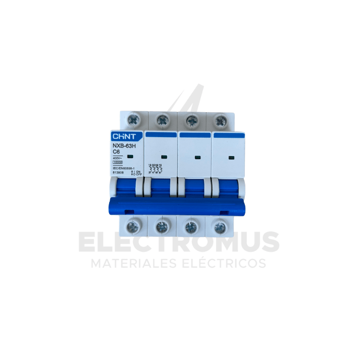 INTERRUPTOR 4PX6A 10KA, CURVA C NXB-63 CHINT1