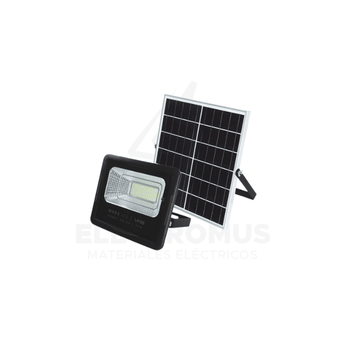 REFLECTOR LED 100W CON PANEL SOLAR 6500K IP651
