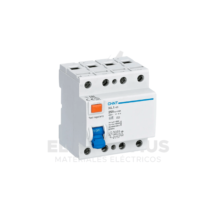 INTERRUPTOR DIFERENCIAL 4PX25A 30MA 6KA RCCB NL1 CHINT1