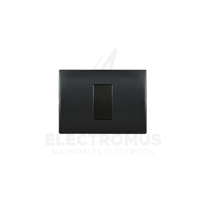 INTERRUPTOR SIMPLE 9/12 LINEA ANDES BLACK LEXO1