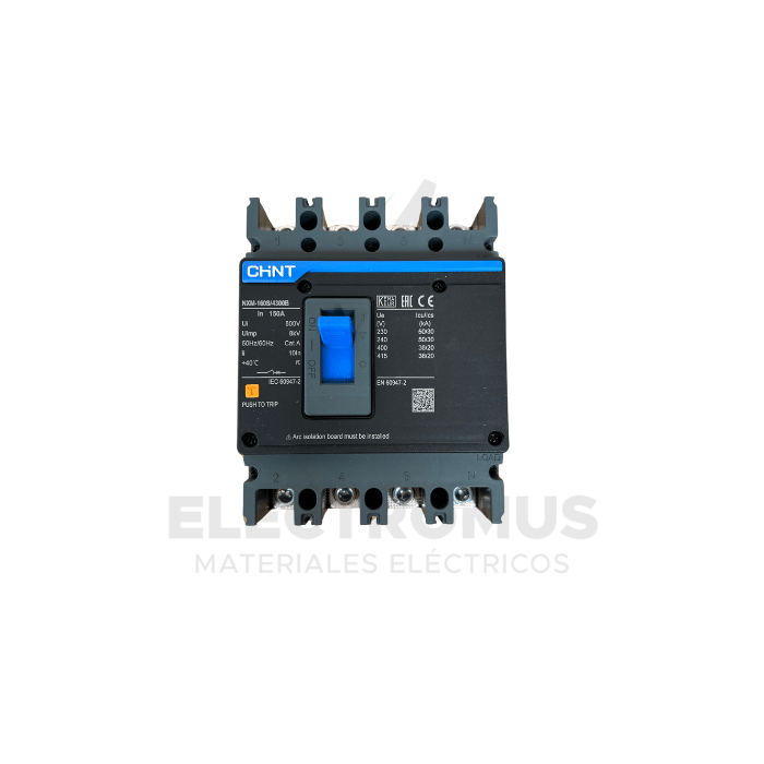 INTERRUPTOR MCCB FIJO NXM-160S 4P 150A 36KA CHINT1