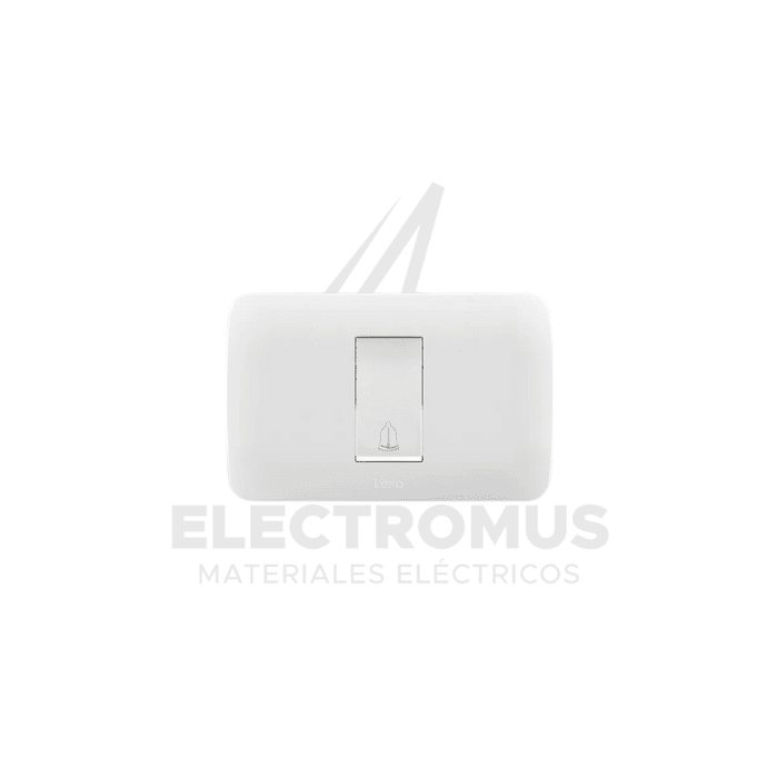 INTERRUPTOR PULSADOR TIMBRE 10A BLANCO LEXO1