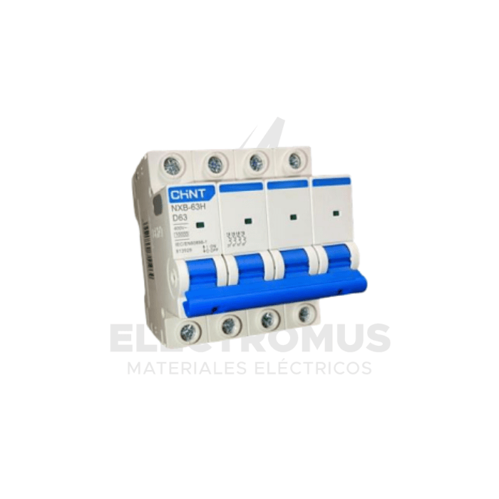 Interruptor 4Px63A 10kA Durva D, NXB-63H CHINT1