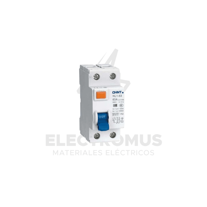 Interruptor diferencial 2Px40A 30mA , NL1 AC chint1