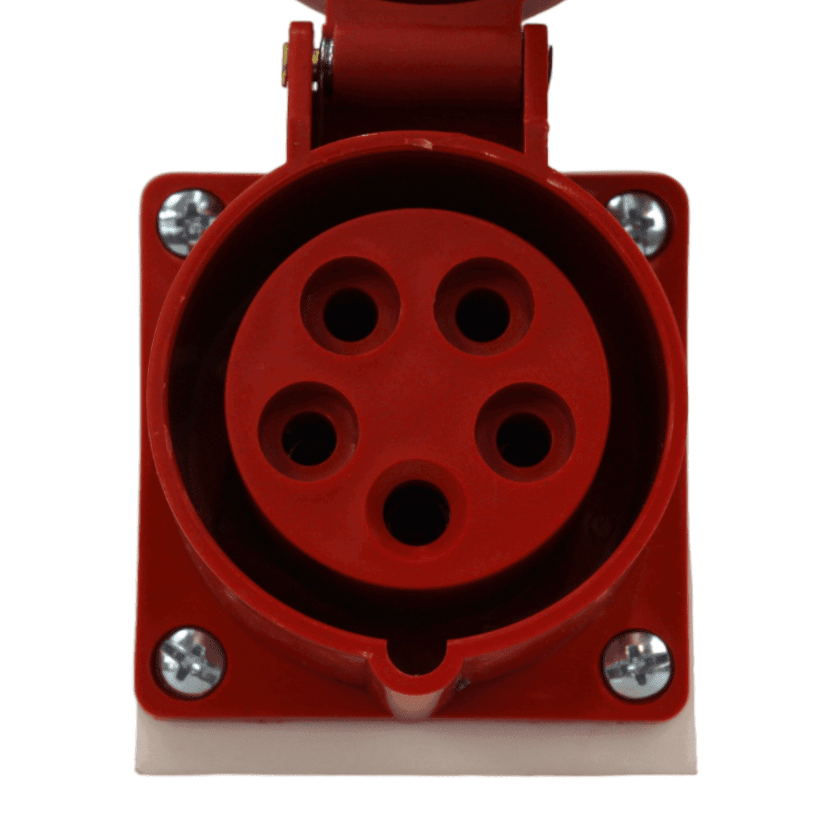 ENCHUFE HEMBRA SOBREPUESTO 16A 3P+N+T 220V ROJO LEXO1