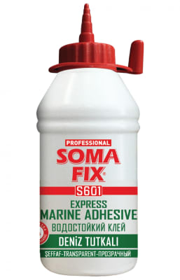 Somafix Adhesivo Marino Transparente (pega madera mojada)1