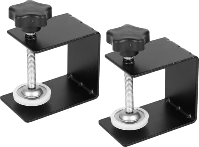 Plantilla abrazadera de fijación para tapa de cajones x 2 Pzs1