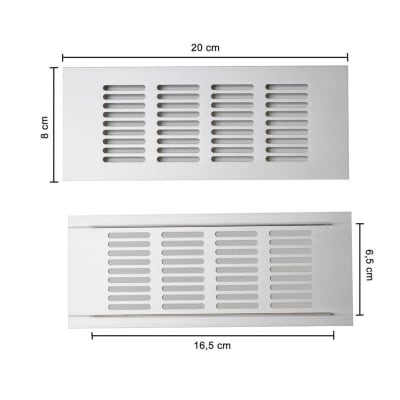 Rejilla de Aluminio 80*200mm1
