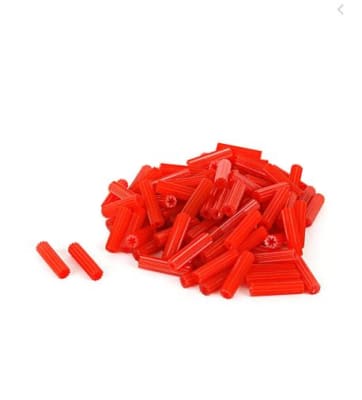 Tarugo de Plàstico PVC Rojo 3/161