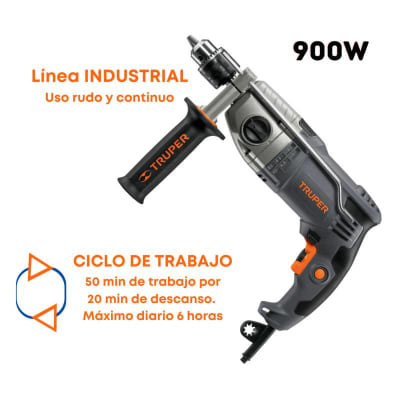 TALADRO PERCUTOR INDUSTRIAL 1/2