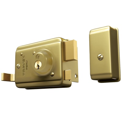 Cerradura y/o chapa blindada 111 (Dorado)1