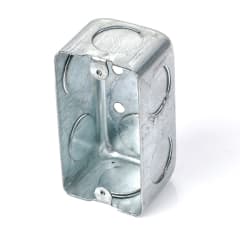 Caja Rectangular con Salida 3/4 Esp. 0.8mm (conduit)