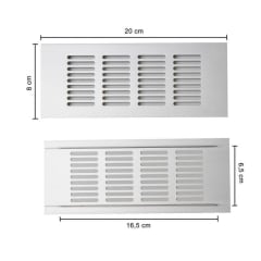 Rejilla de Aluminio 80*200mm