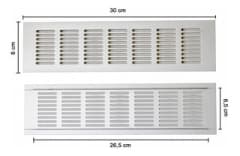 Rejilla de Aluminio 80*300mm