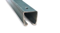 Riel U-100 2 mt GALV.