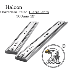 Corredera Telsc. Cierre Lento 1.0*1.2mm 300mm 12