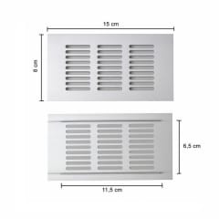 Rejilla de Aluminio 80*150mm