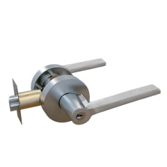 Cerradura Manija Tubular Dormitorio Ac. Inox. 9828AI
