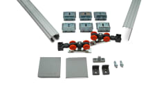 KIT DN-50 Riel Oculta Para Puertas