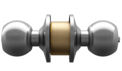 Chapa de Pomo P/Baño Ac. Inox-Travex