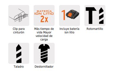 Taladro Percutor Inalámbrico 20V3