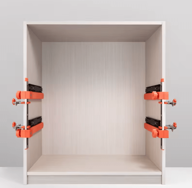 Plantilla de Montaje Para Cajones, Correderas PRO Acero Inoxidable 0