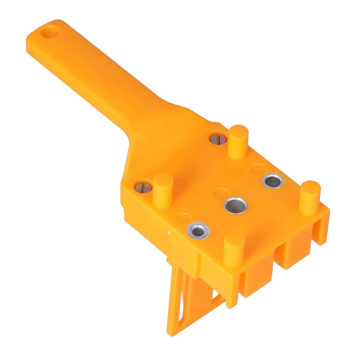 Plantilla Para Tarugo de Madera  C/Orificio de 6mm, 8mm, 10mm AMARILLO 0