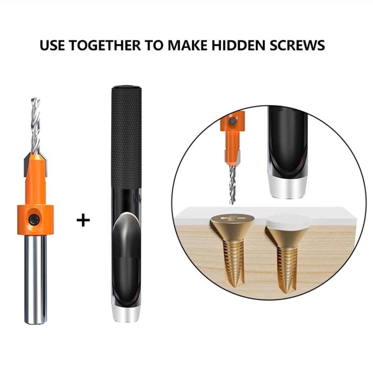 Broca Avellanadora con Sacabocado Para Perforadora 0