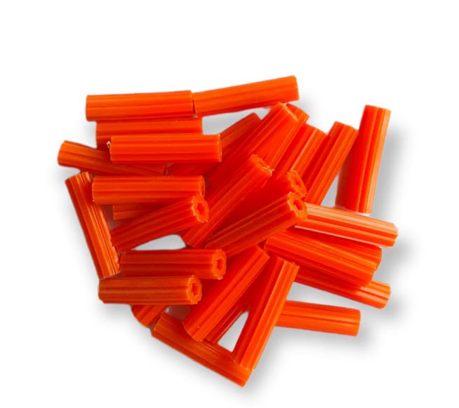 Tarugo de Plàstico PVC Naranja 3/8 0