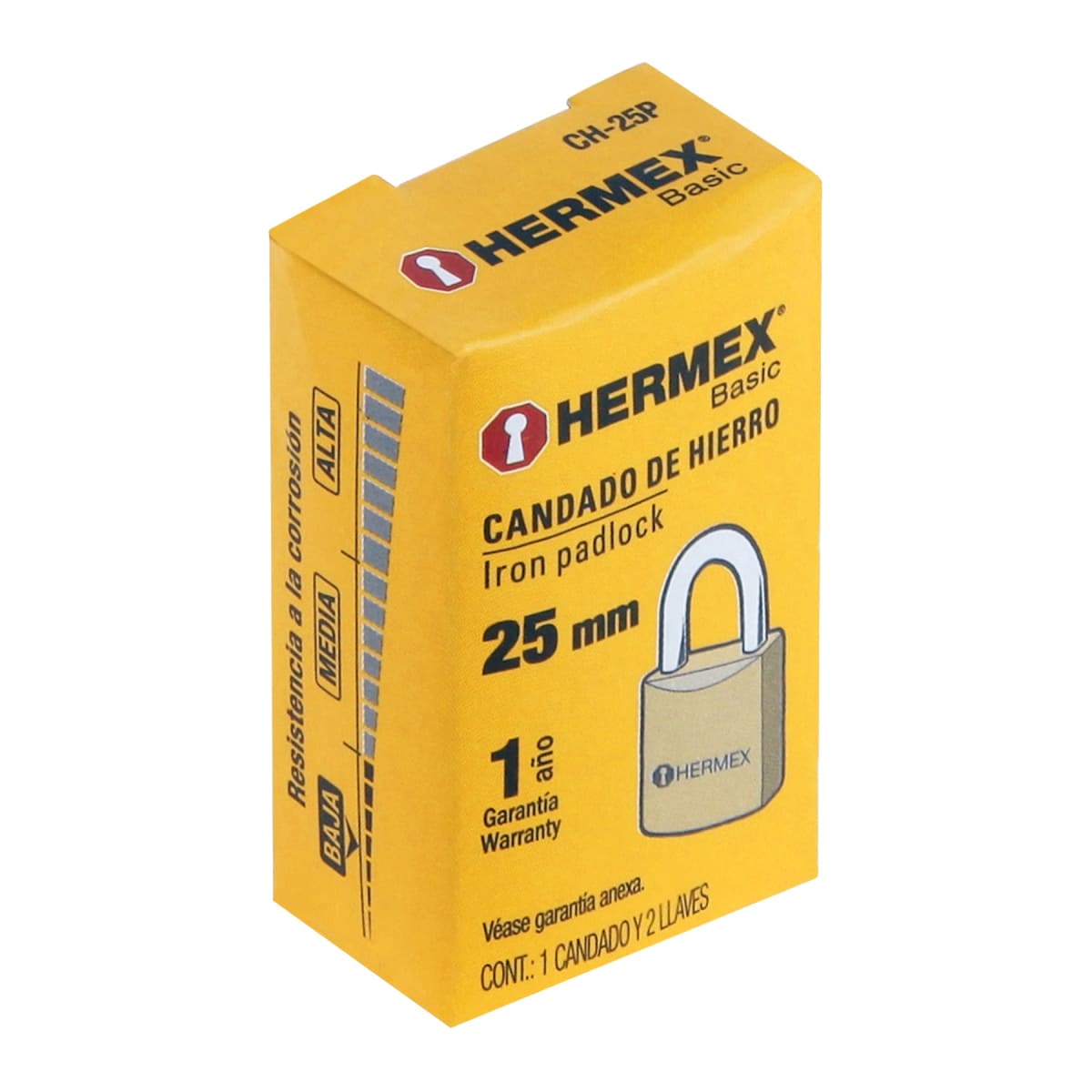 Candado de 25mm2