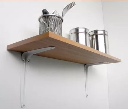 Soporte de Metal Blanco 20X25 Par2