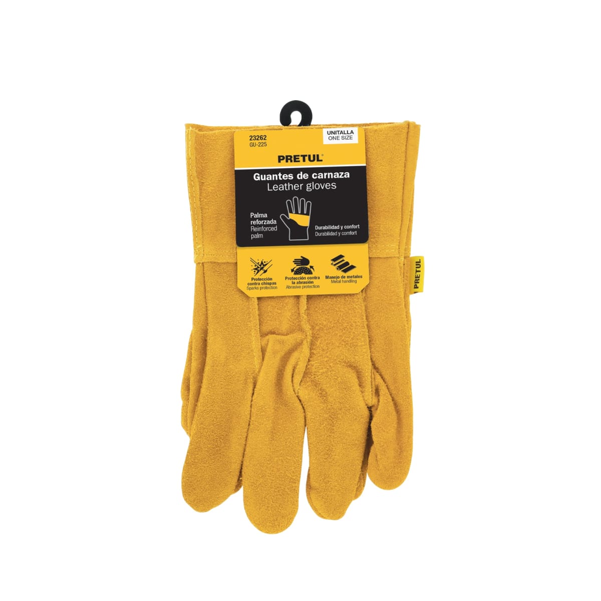 Guantes de Carnaza cortos unitalla4