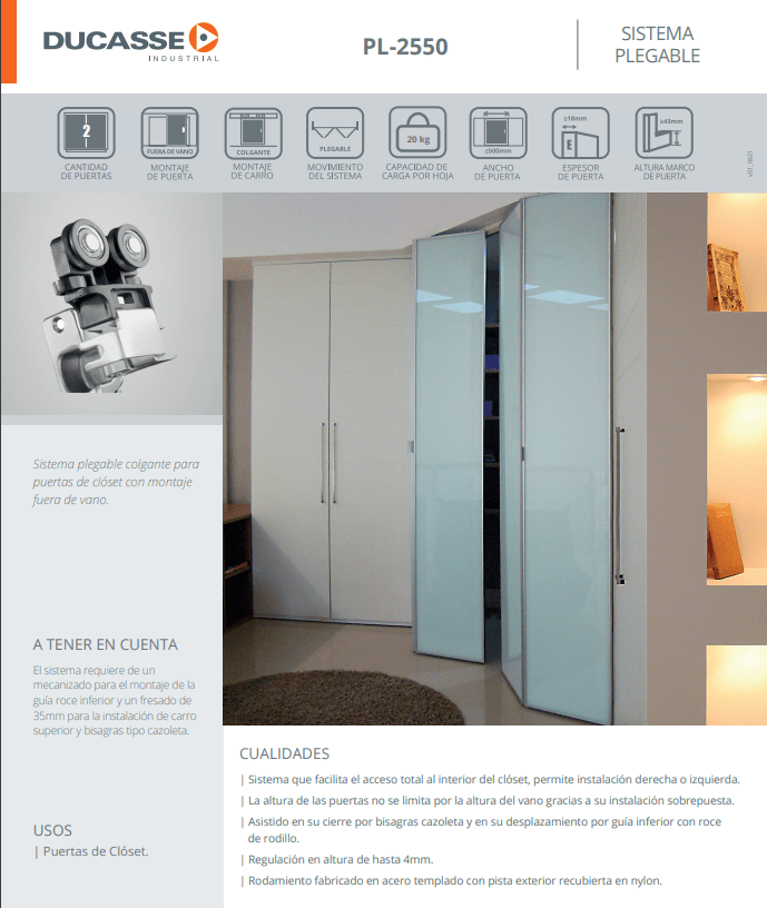 Sistema Corredera PL-25503