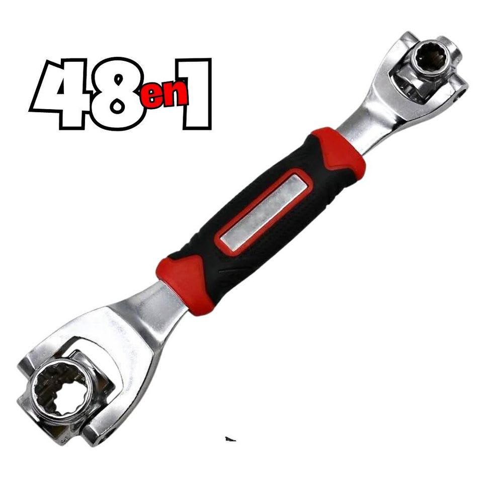 Llave Inglesa Universal Multifuncional Giratoria 48 en 1 0