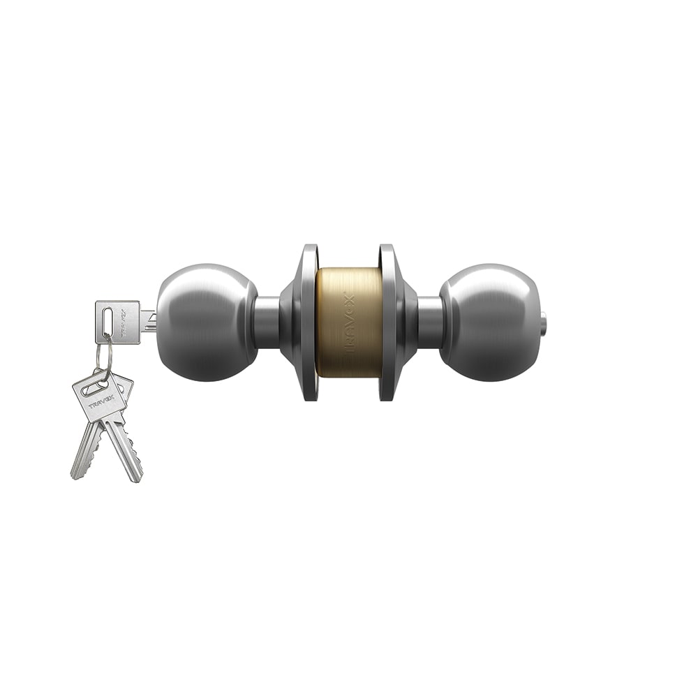 Cerradura y/o Chapa de Perilla Cilindrica AI-2100 Dormitorio Acero Inoxidable 0