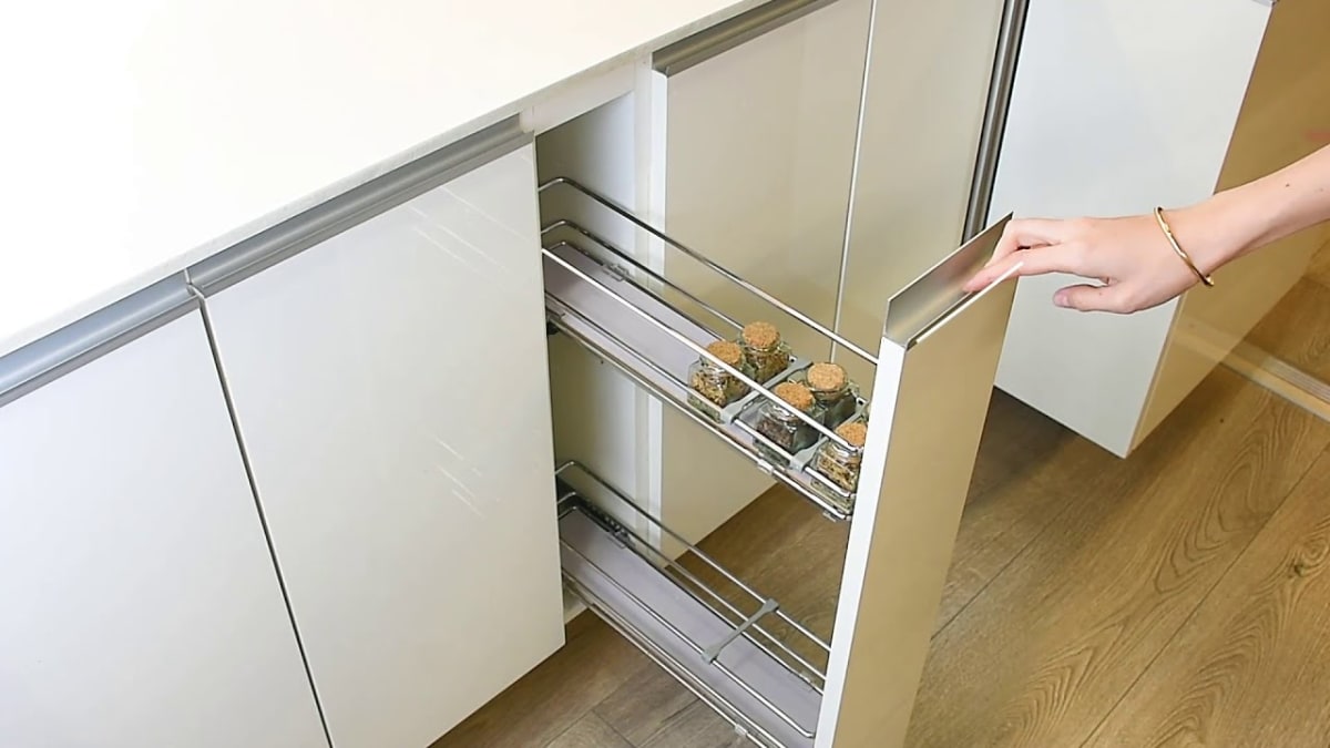 Organizador y/o condimentero Lateral, Acabado150mm, 465X100X480mm2