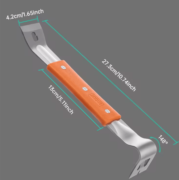 Palanca Raspador de instalación de puerta de madera Acero Inoxidable5