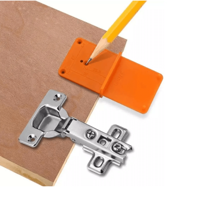 Plantilla Guía Para Bisagra Cangrejo  35mm, 40mm PVC 0